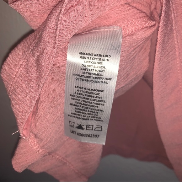 NWT Buffalo by David Button Pink Large Top - Picture 9 of 10